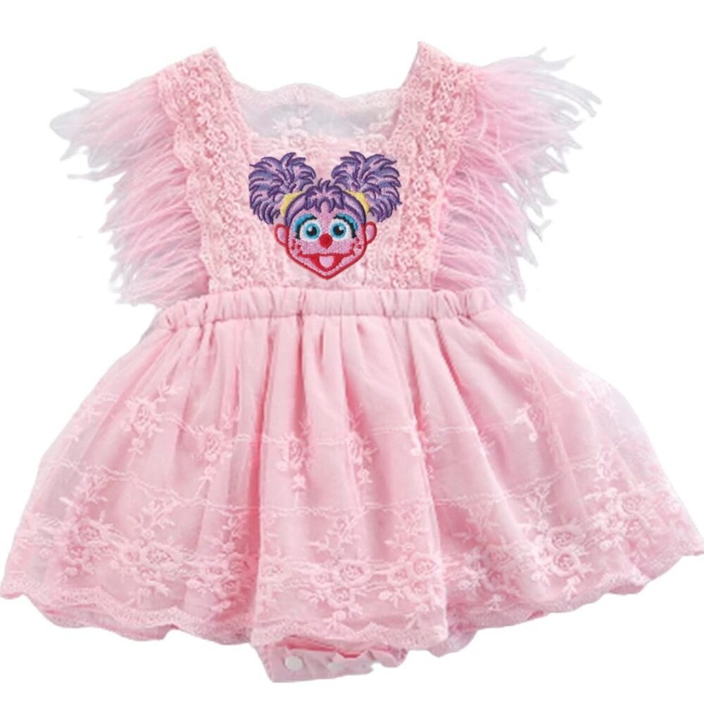 Abby Cadabby Dress Sesame Street Clothes Outfit First Birthday Clothes Romper
